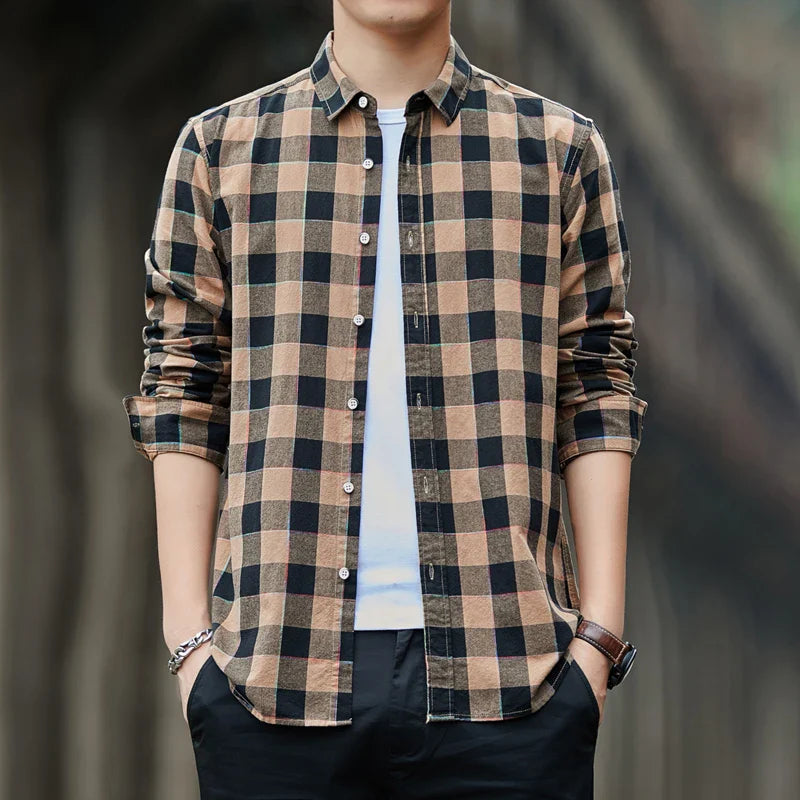 Ryan Plaid Button-Up