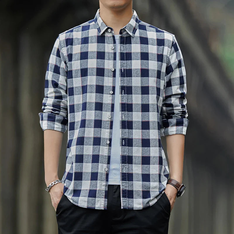 Ryan Plaid Button-Up