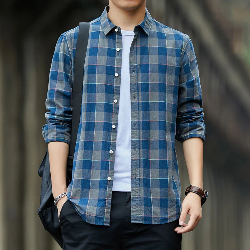 Ryan Plaid Button-Up