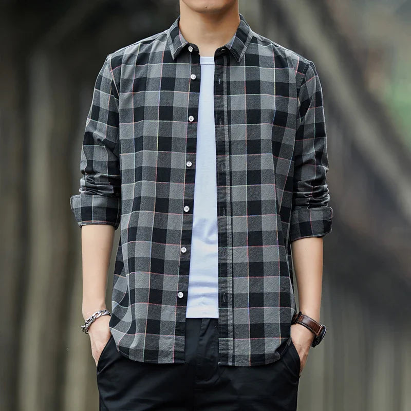 Ryan Plaid Button-Up