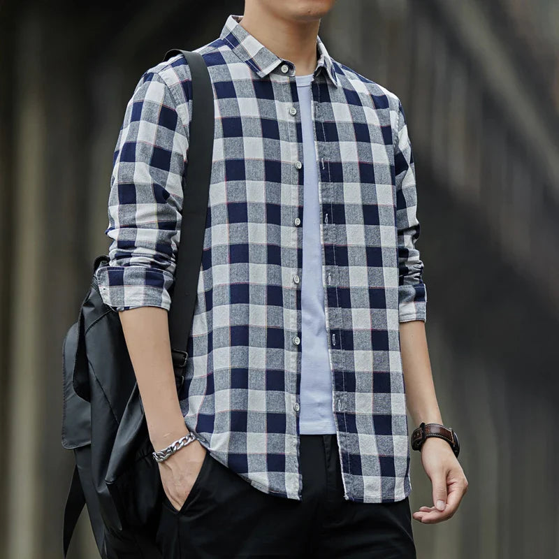 Ryan Plaid Button-Up