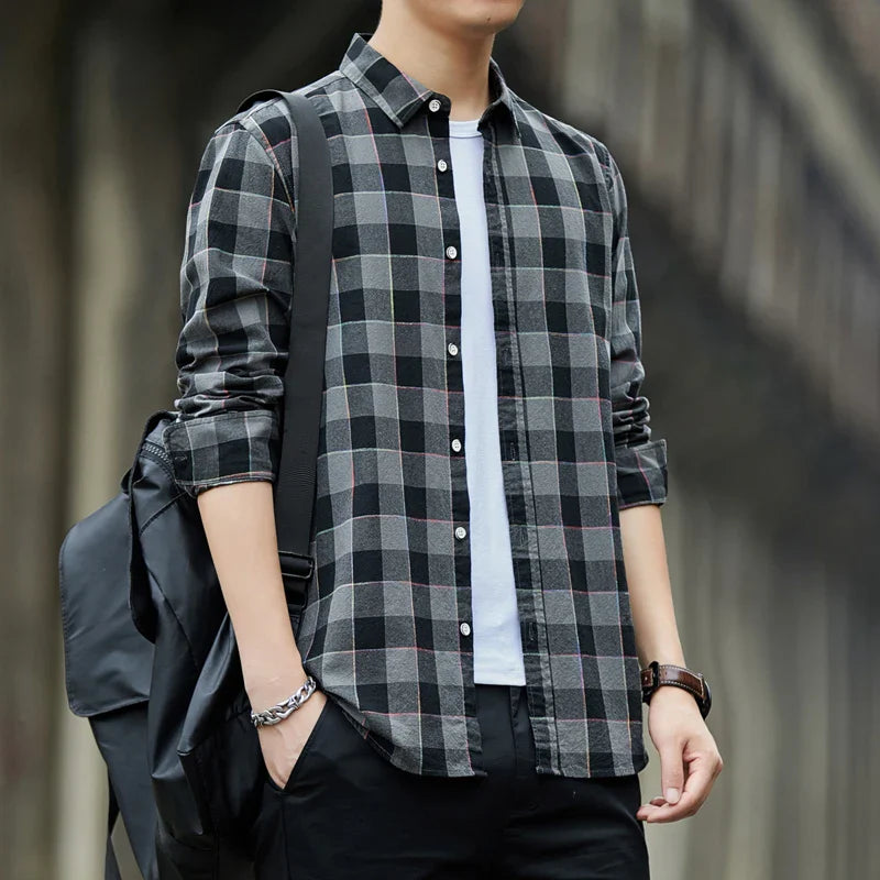 Ryan Plaid Button-Up